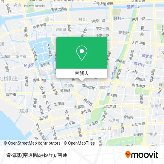 肯德基(南通圆融餐厅)地图