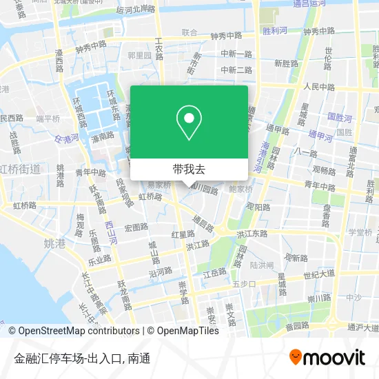 金融汇停车场-出入口地图