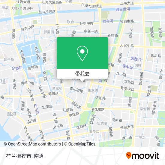 荷兰街夜市地图