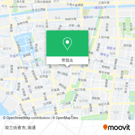 荷兰街夜市地图