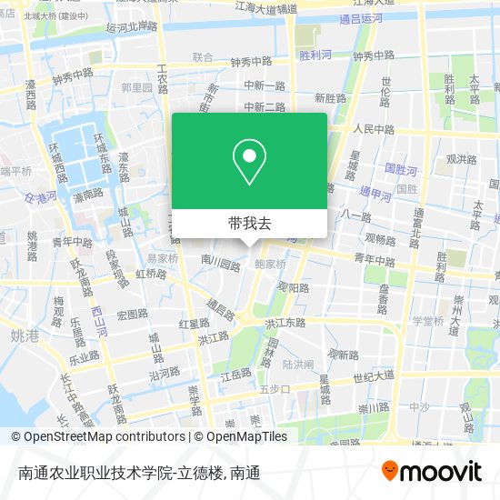 南通农业职业技术学院-立德楼地图