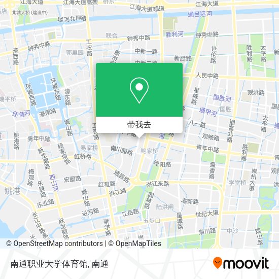 南通职业大学体育馆地图