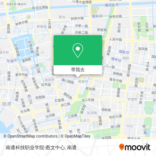 南通科技职业学院-图文中心地图