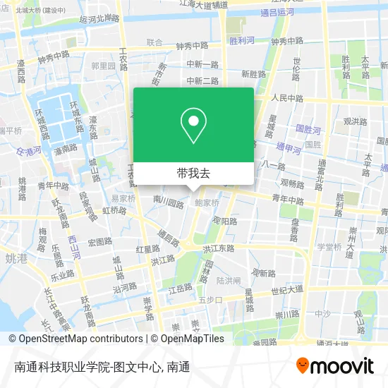 南通科技职业学院-图文中心地图