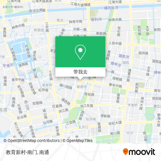 教育新村-南门地图