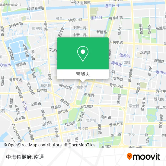 中海铂樾府地图