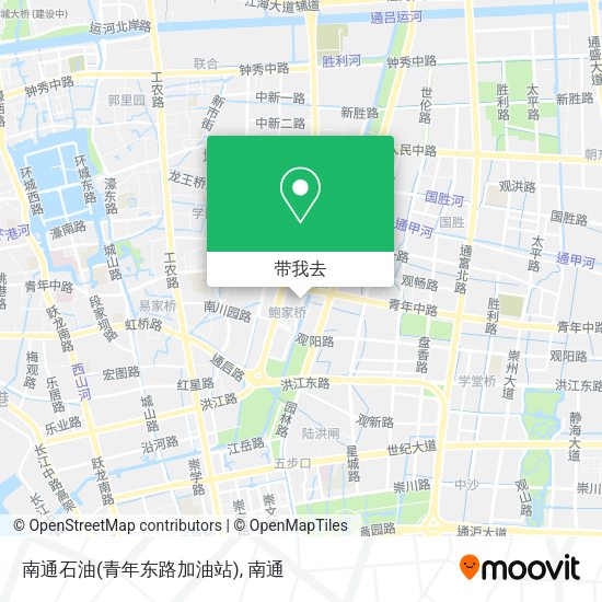 南通石油(青年东路加油站)地图