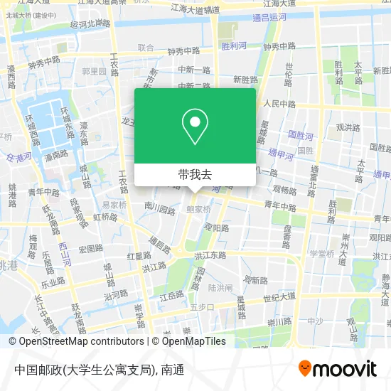 中国邮政(大学生公寓支局)地图