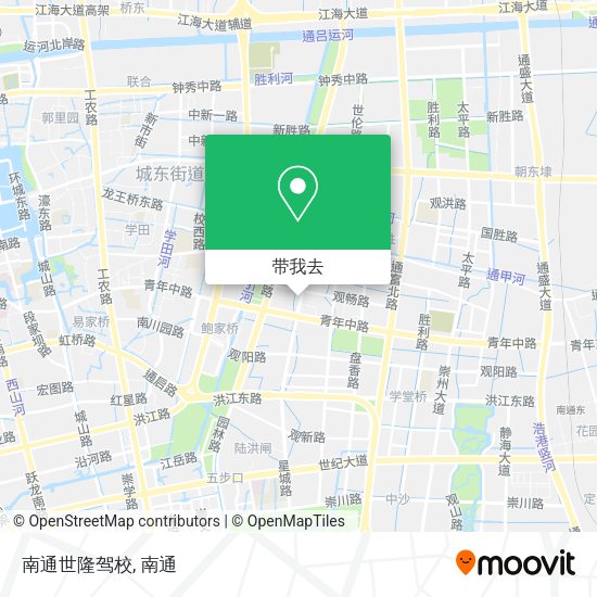 南通世隆驾校地图
