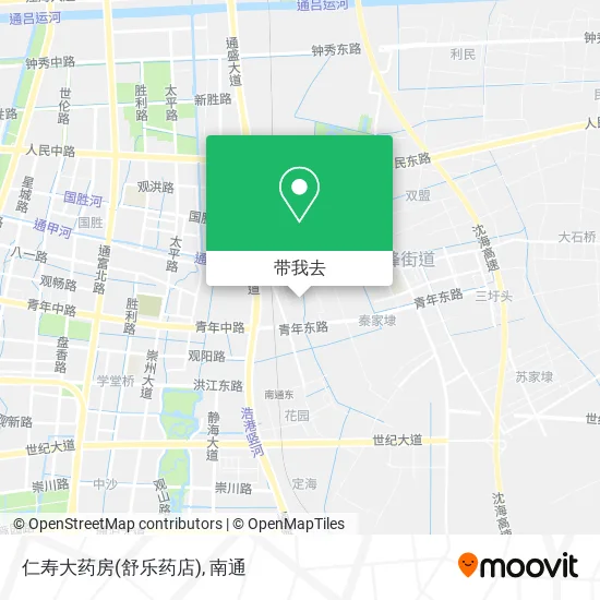 仁寿大药房(舒乐药店)地图
