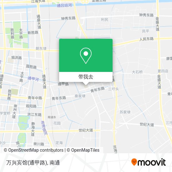 万兴宾馆(通甲路)地图