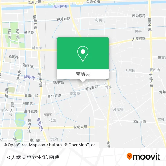 女人缘美容养生馆地图