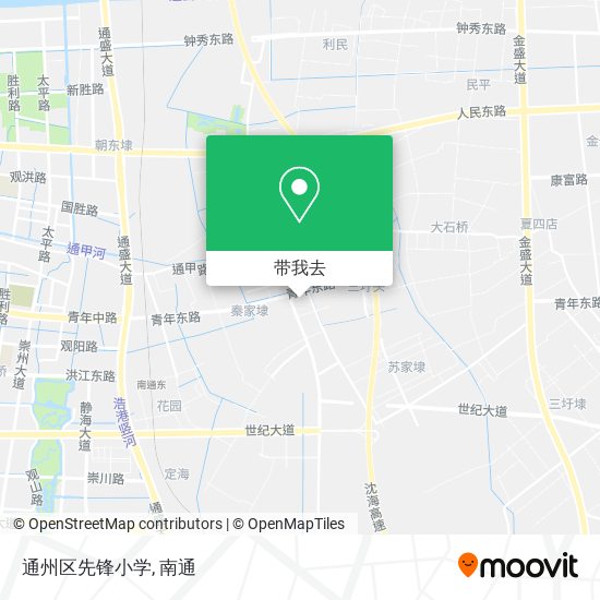 通州区先锋小学地图