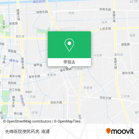先锋医院便民药房地图
