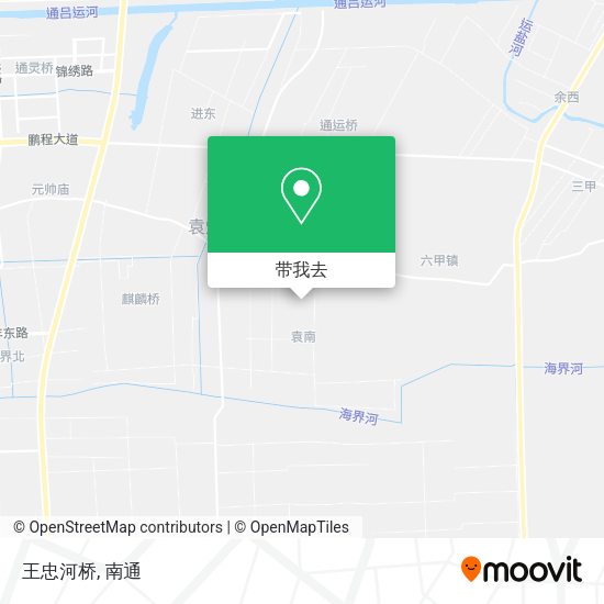 王忠河桥地图