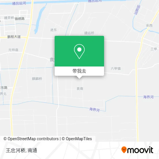 王忠河桥地图