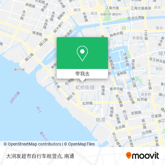 大润发超市自行车租赁点地图