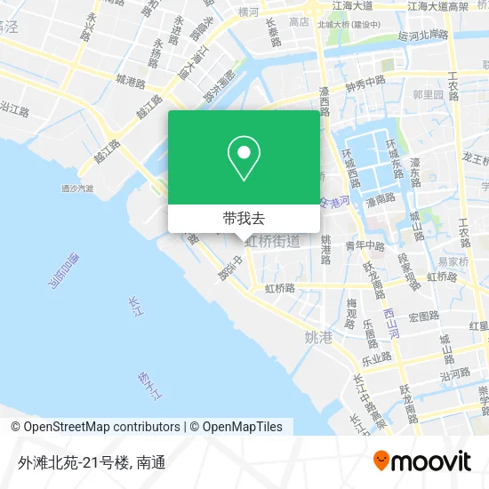 外滩北苑-21号楼地图