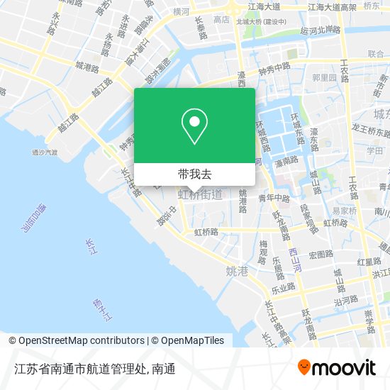 江苏省南通市航道管理处地图