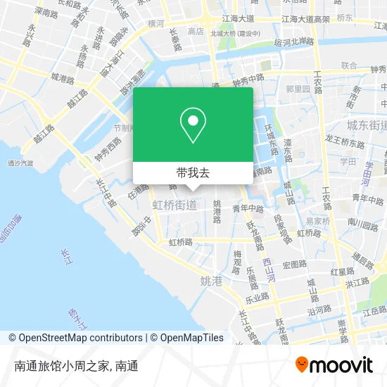 南通旅馆小周之家地图