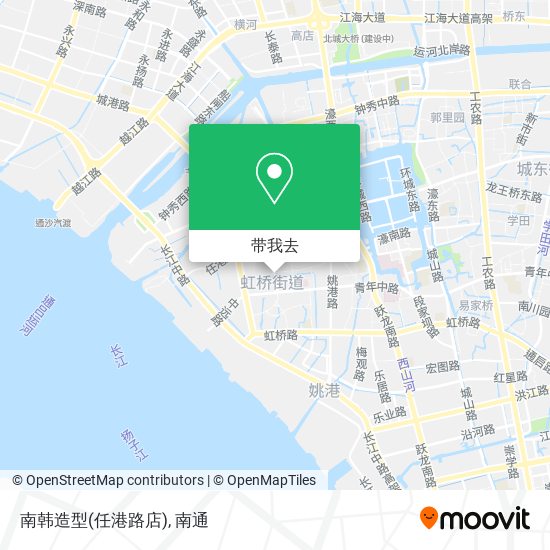 南韩造型(任港路店)地图