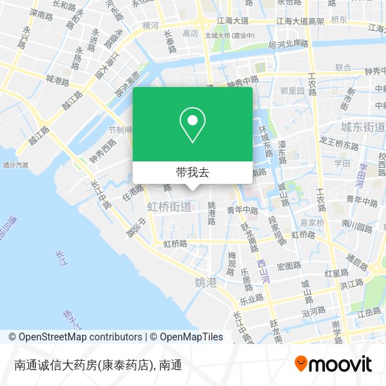 南通诚信大药房(康泰药店)地图