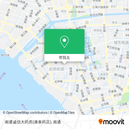 南通诚信大药房(康泰药店)地图
