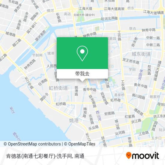 肯德基(南通七彩餐厅)-洗手间地图