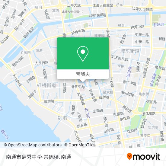 南通市启秀中学-崇德楼地图