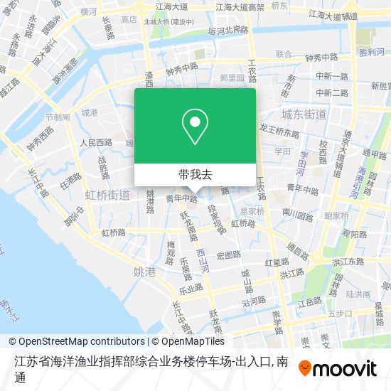 江苏省海洋渔业指挥部综合业务楼停车场-出入口地图