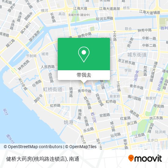 健桥大药房(桃坞路连锁店)地图
