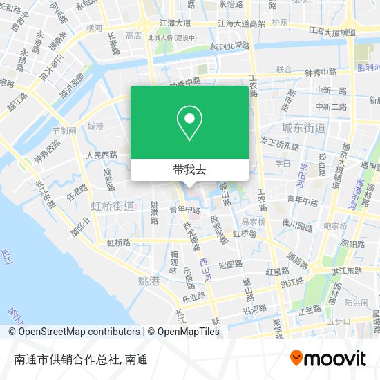 南通市供销合作总社地图