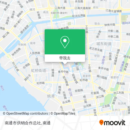 南通市供销合作总社地图