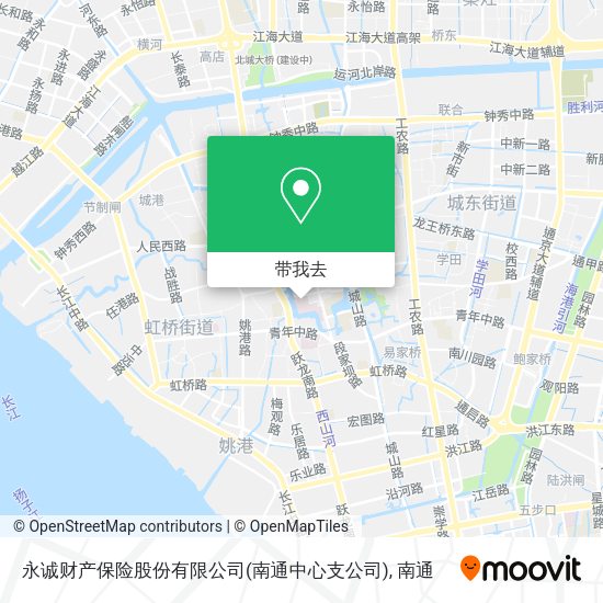 永诚财产保险股份有限公司(南通中心支公司)地图