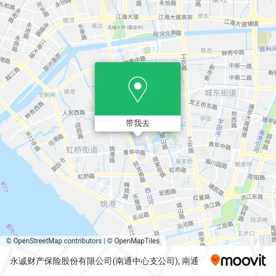 永诚财产保险股份有限公司(南通中心支公司)地图