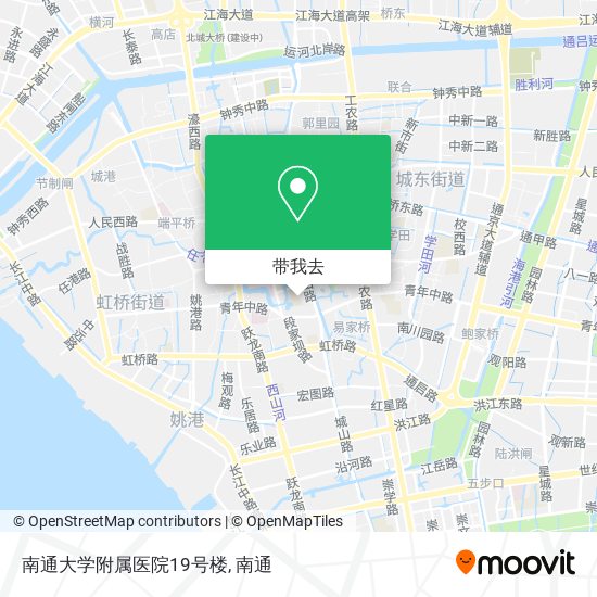 南通大学附属医院19号楼地图