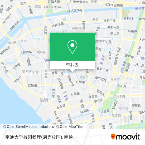 南通大学校园餐厅(启秀校区)地图