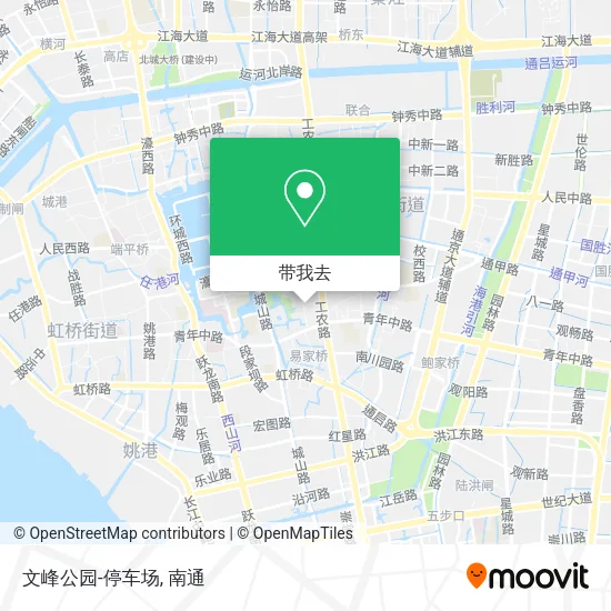 文峰公园-停车场地图