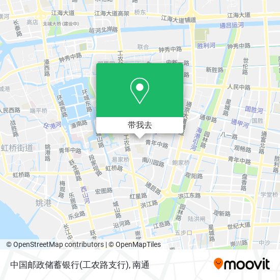 中国邮政储蓄银行(工农路支行)地图