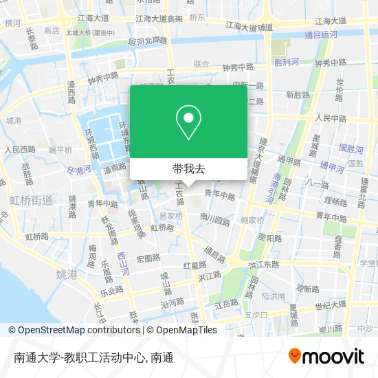 南通大学-教职工活动中心地图
