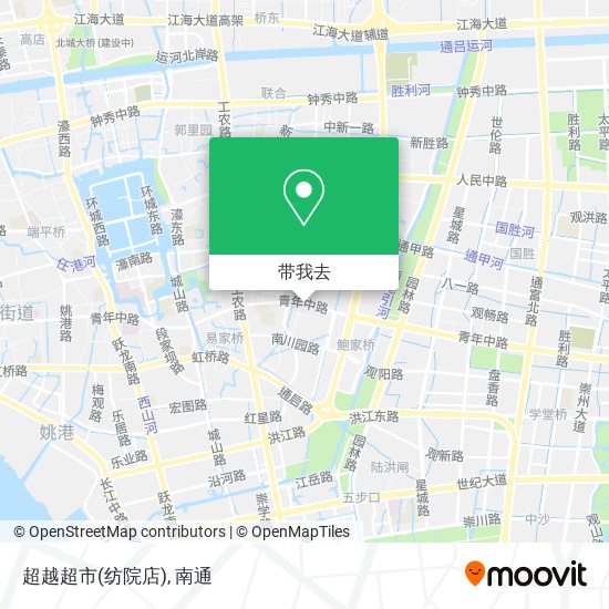 超越超市(纺院店)地图