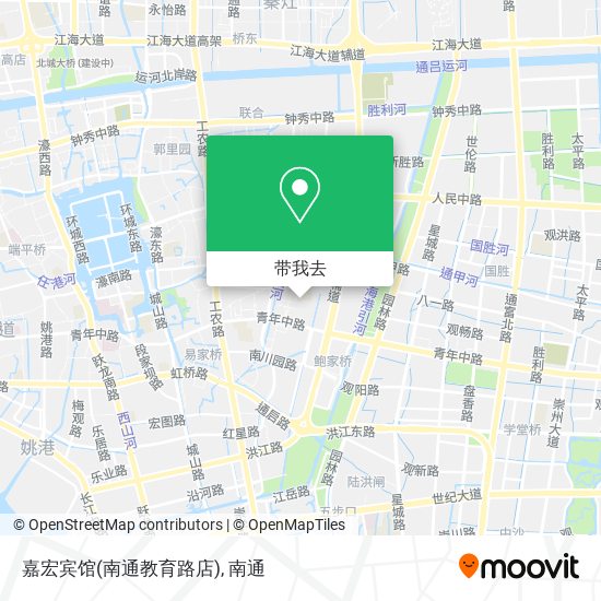 嘉宏宾馆(南通教育路店)地图