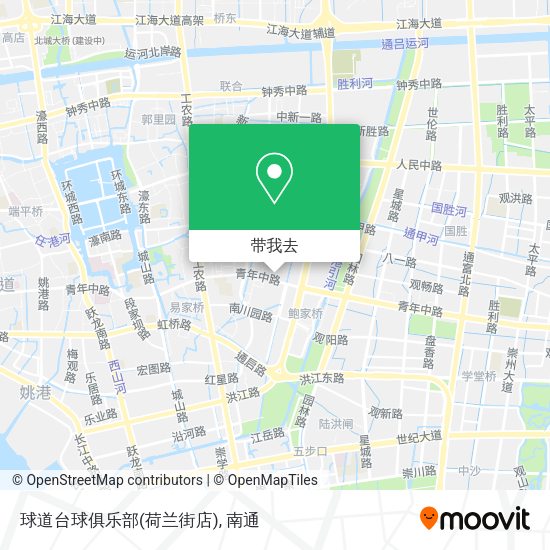 球道台球俱乐部(荷兰街店)地图