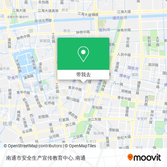 南通市安全生产宣传教育中心地图