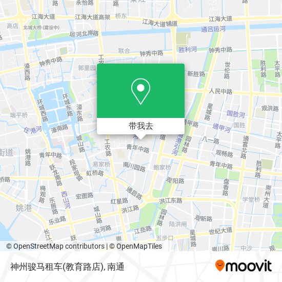 神州骏马租车(教育路店)地图