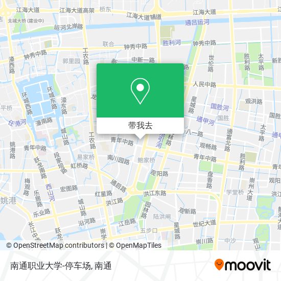 南通职业大学-停车场地图
