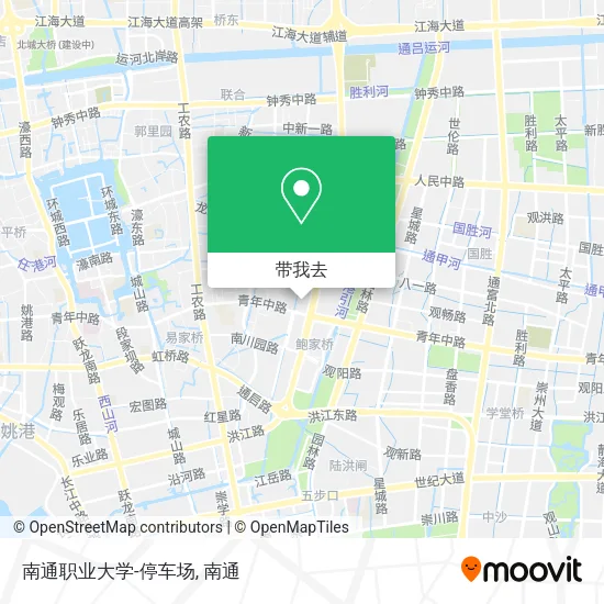 南通职业大学-停车场地图