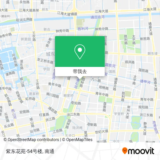 紫东花苑-54号楼地图