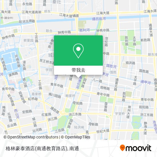 格林豪泰酒店(南通教育路店)地图