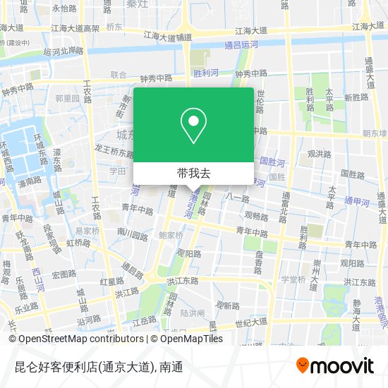昆仑好客便利店(通京大道)地图
